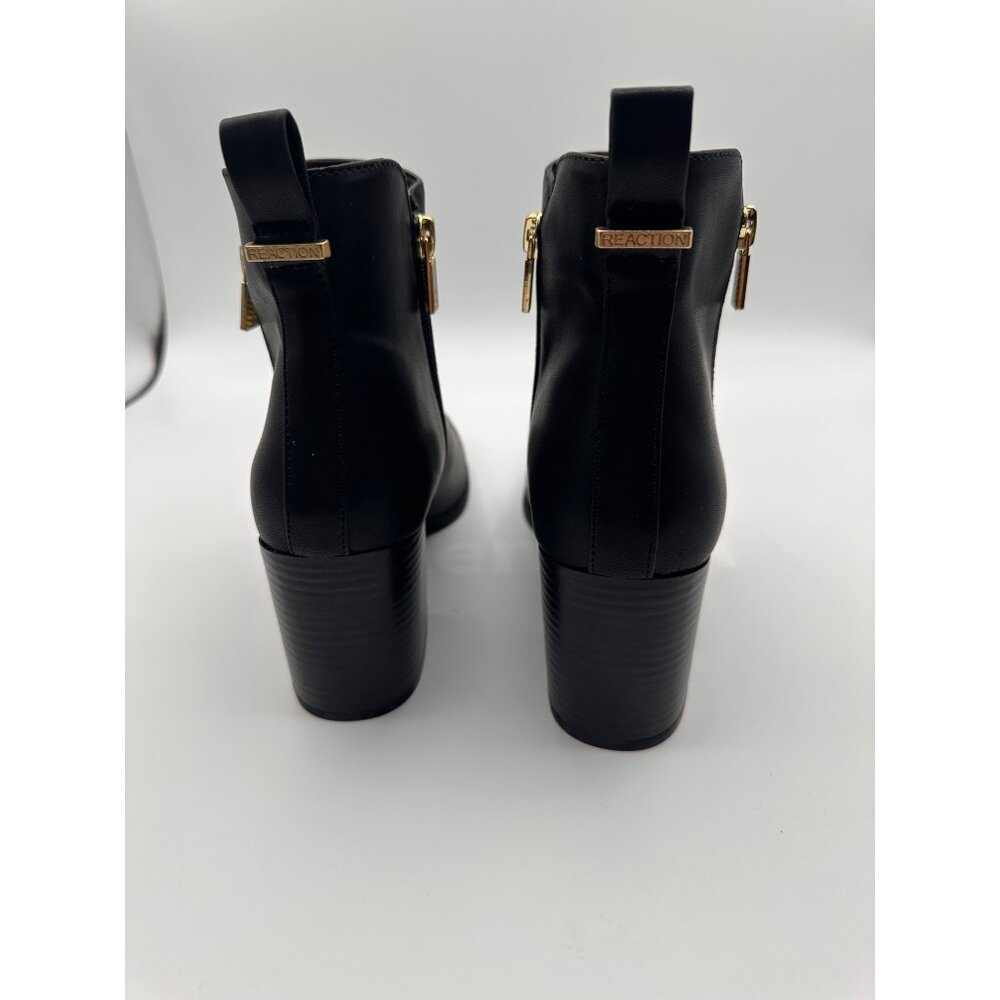 Kenneth Cole Reaction Size 8.5M  Ankle Boots Side Zipper Faux Leather - Picture 10 of 10